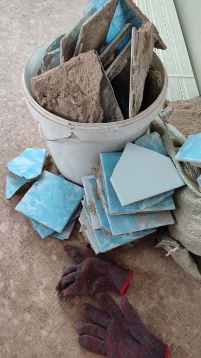 Ломаный кафель бу