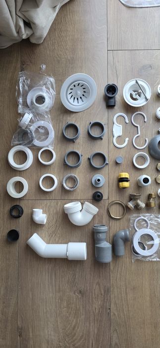 Super-kitul Instalatorilor: Lot Piese Sanitare, PVC, Garnituri & Perla