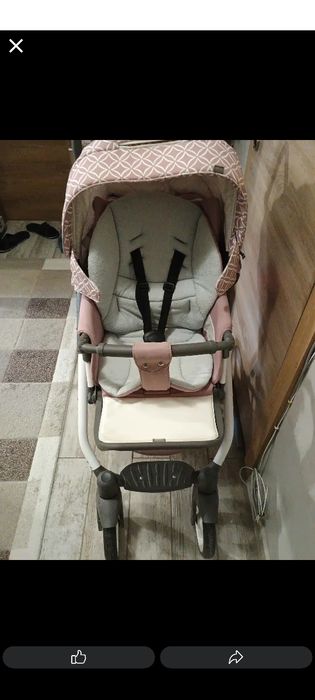 Бебешка количка 3 в 1 Adamex