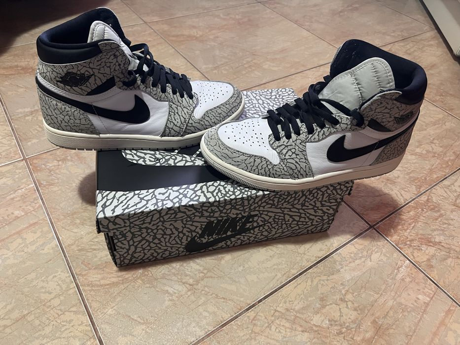 Jordan 1 High Retro OG "White Cement"