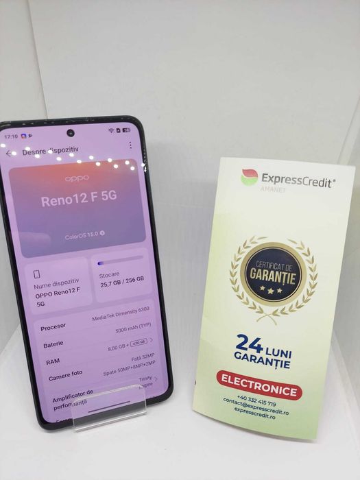 Oppo Reno 12F 5G [34555/30 Pacurari 2] Garantie 2 ani!!