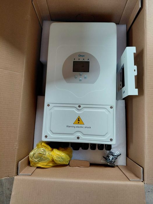 ХИБРИДЕН инвертор Deye 6kW SUN-6K-SG03LP1-EU (Като НОВ, с гаранция)