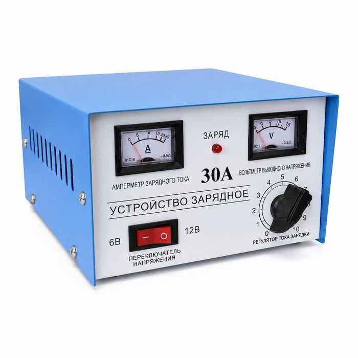 Зарядно устройство за автомобилни и мотоциклетни акумулатори - 30A, 6V/12V