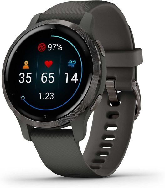 Нов Смарт Часовник Garmin Venu 2S Slate/Graphite 010-02429-10, 2 години Гаранция