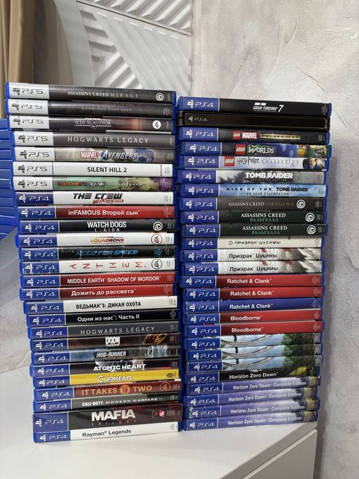 Продам игры на пс 4 пс 5 цены от 2000