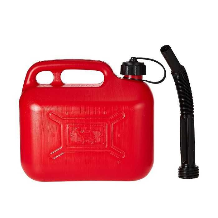 Пластмасова туба Automat, 5, 10 и 20L, Туба с накрайник, Червен