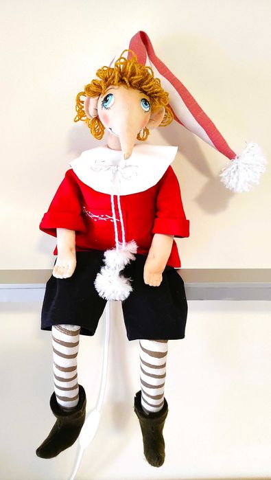 Кукла Пинокио. Ръчна изработка.