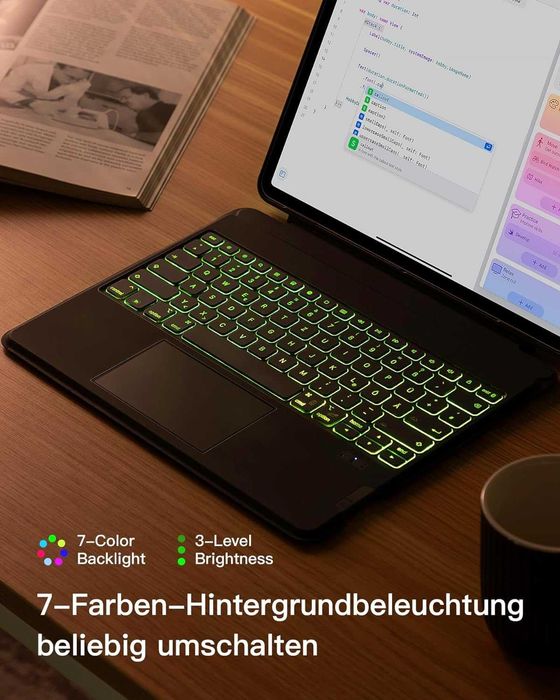 Калъф за клавиатура Inateck, съвместим с iPad Pro 12,9 инча