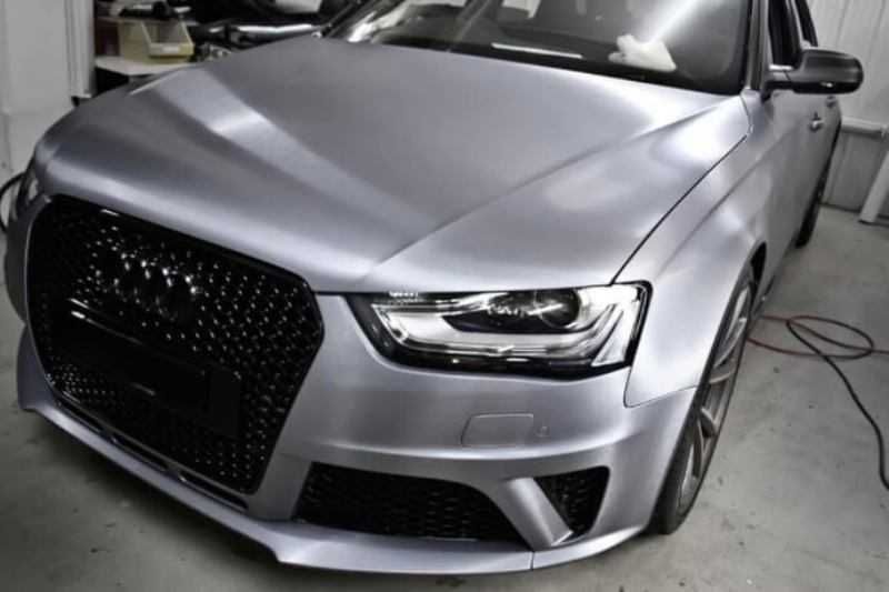 Автомобилно фолио Драскан Алуминий Сиво - 1.52 х 1 метър.