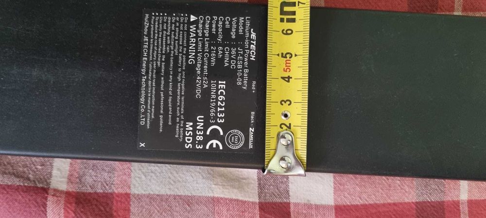 Acumulator baterie li-ion  36v 6ah trotineta bicicleta