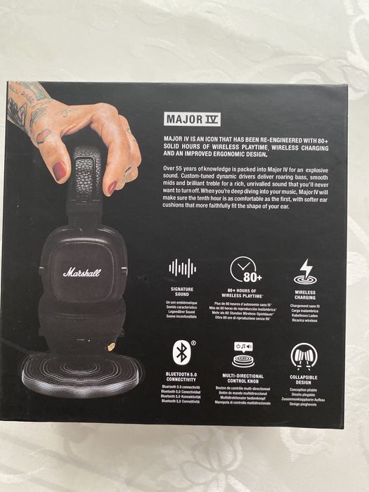 Наушники Marshall Major IV черный