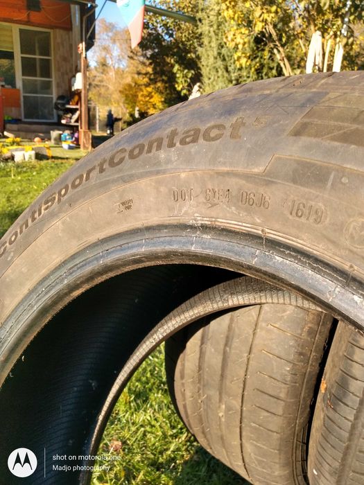 2 бр. летни ContinentalContiSportContact5 225 60 R18 100H DOT1619 4 мм