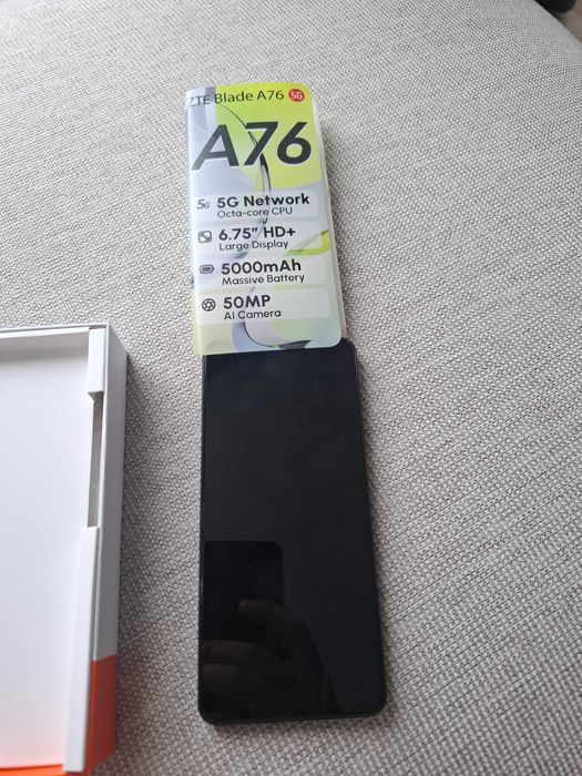 Мобилен телефон ZTE Blade A76 5G, 128GB, 8GB, Dual SIM