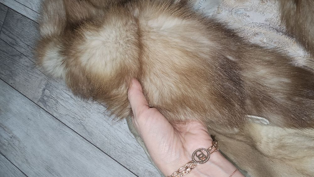 Шуба норковая соболь