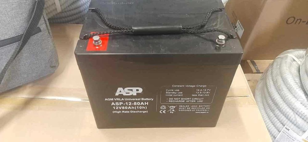 Aккумуляторы AGM  ASP 12V 80 AH