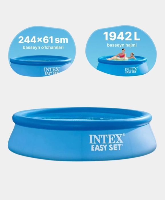 Baseyn bassen Бассейн надувной бассен доставка бесплатная