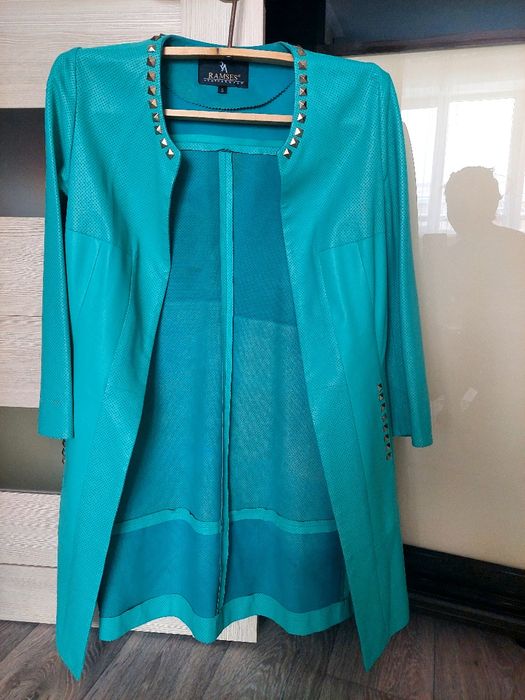 Тренч кожаный производство Турция