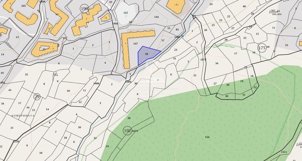 Продава се Парцел в Банско - 1391 кв.м за 70 €/кв.м - Снимка #1