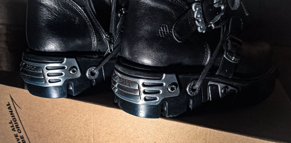 Мото Боти Ботуши кубинки New rock reactor 391 естествена кожа