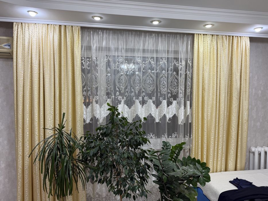 Продам шторы с тюлью