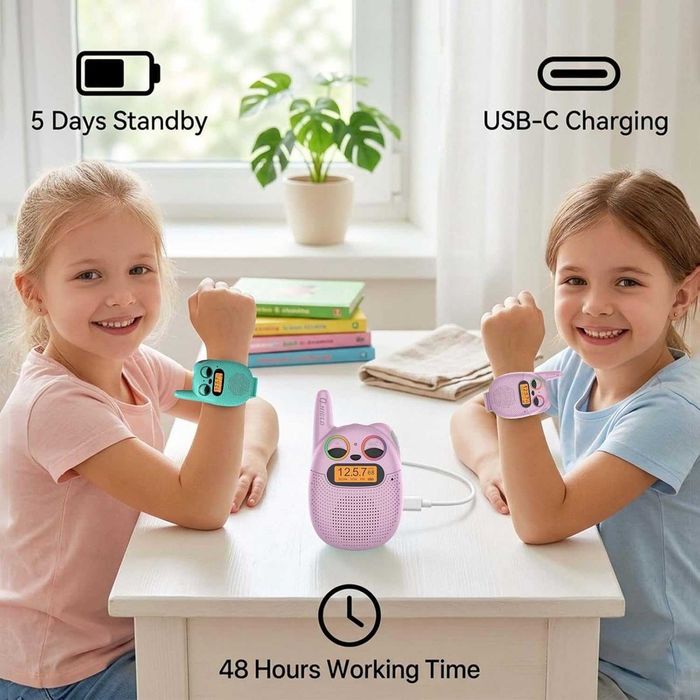 Радиостанции за деца, 3 мили с обхват, 22 канала, двупосочно радио за момчета и момичета