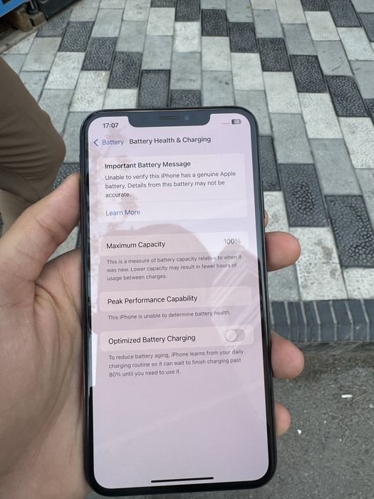 Iphone XS Max 100%
