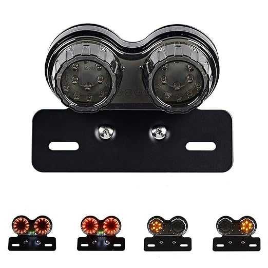 Стоп за мотор скутер със стойка за номер и мигачи