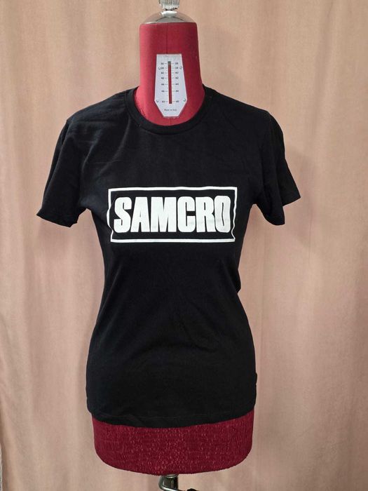 Tricou cu maneca scurta / SONS OF ANARCHY / Unisex sau dama - Negru