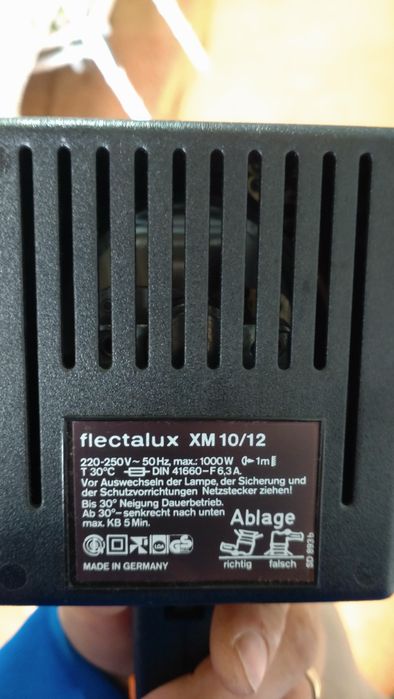 Lampă proiector 1kw, nou made Germania  Flectalux XM 10/12