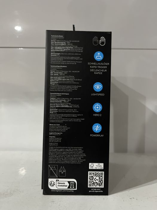 Мышь Logitech GPro X2 superstrike !