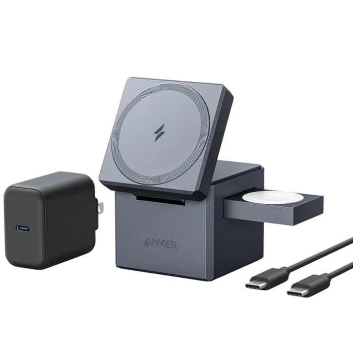 Anker 3-in-1 Cube with MagSafe Зарядно
