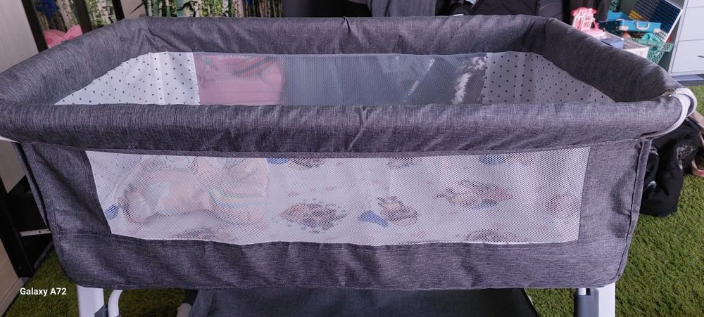 Детская приставная кроватка