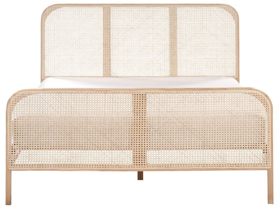 NOU Pat dormitor GONFARON 160/200cm, ratan