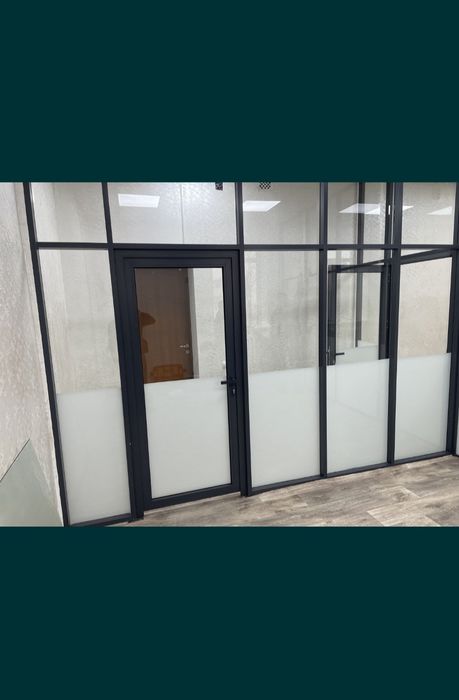 Алюминиевые Окна Двери Витражи Перегородки Офисные Алматы