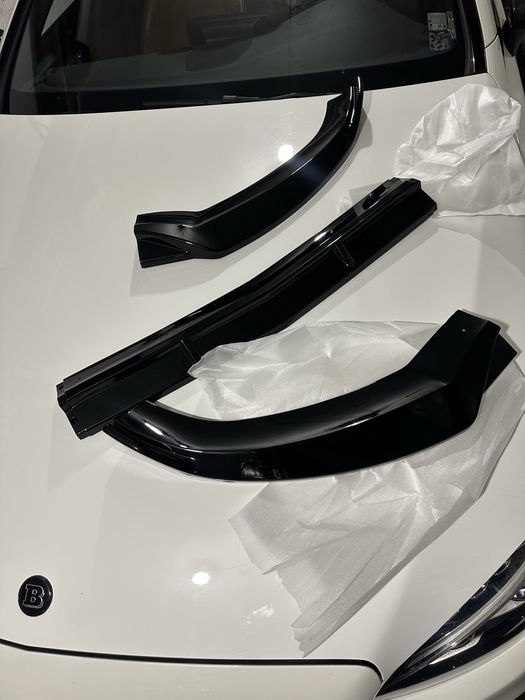 Mercedes преден лип спойлер w205 amg c class
