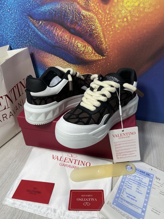 Adidasi Valentino piele naturala Full Box colectie noua Premium