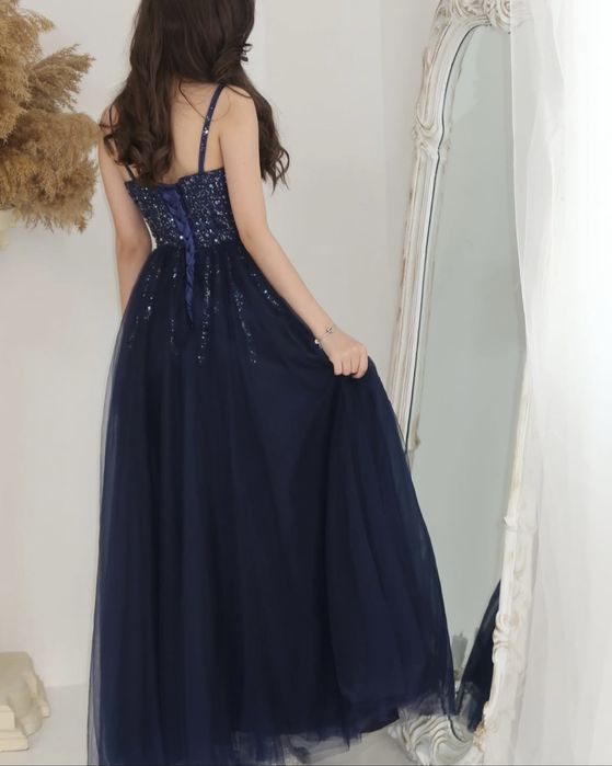 Пышное вечернее платье