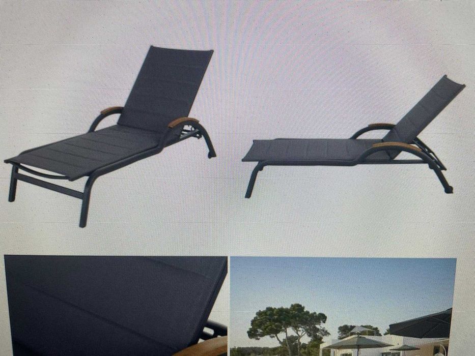 Șezlong / Pat de grădină premium cu baldachin MAISONS DU MONDE