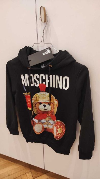 Hanorac  Moschino  Roman Teddy Bear Hoodie nou, cu eticheta, 116-122