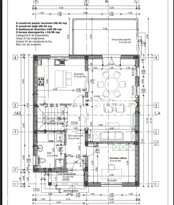 Vila noua de vanzare Buftea 4 dormitoare 180 mp utili Teren 550 mp