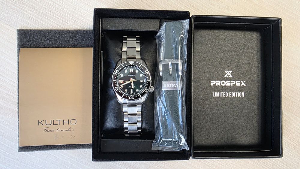 Ceas Seiko Prospex SPB207J1 Green MM200 Limited Edition - Stare Impecabila