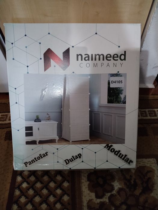 Dulap Modular, 4 Compartimente, D4105, 37x37x148 cm