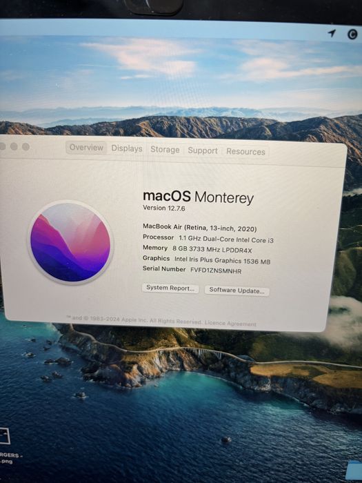 Apple MacBook Air 13" (2020) - Златен, пълен комплект