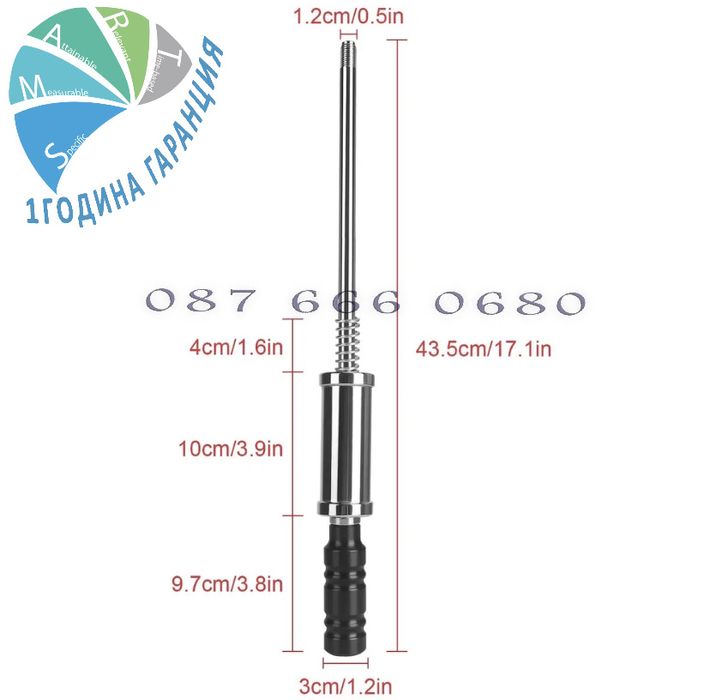 Обратен чук дръжка пдр ваккум обратен чук лампа накрайник изправяне