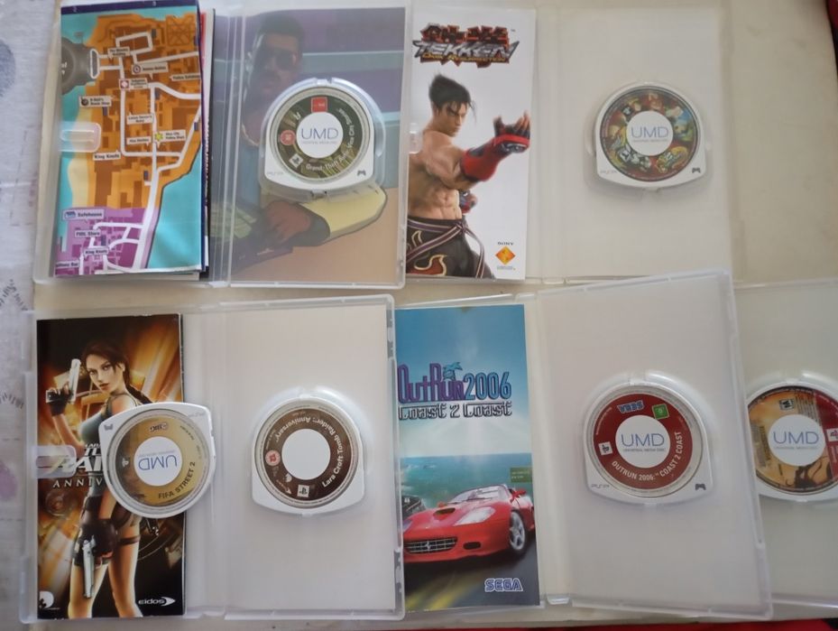 6 jocuri PSP impecabile la prețul de 150 lei toate