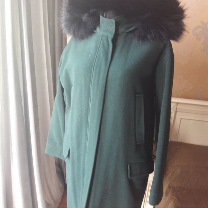 Кашемировая парка, полупальто