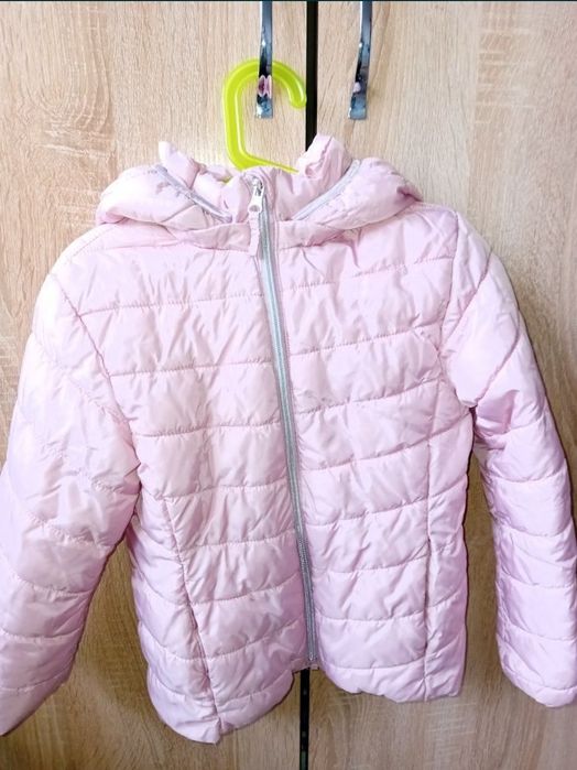 geaca hm h&m roz toamna  iarna 8 9 ani, 134 cm fata fetite