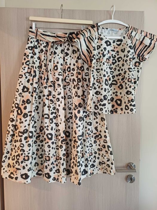 Летен сет от топ и пола, размер XS