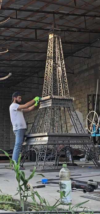 Paris Eyfel minorasi  maketi 3d