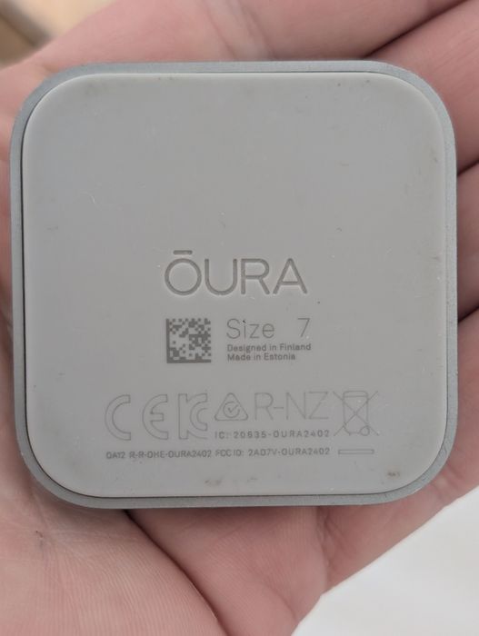 oura 4 7 размер смарт кольцо серебро